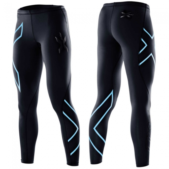 2XU compressie lange broek lichtblauw dames WA1968b 2015 2XUWA1968BLK/BYD